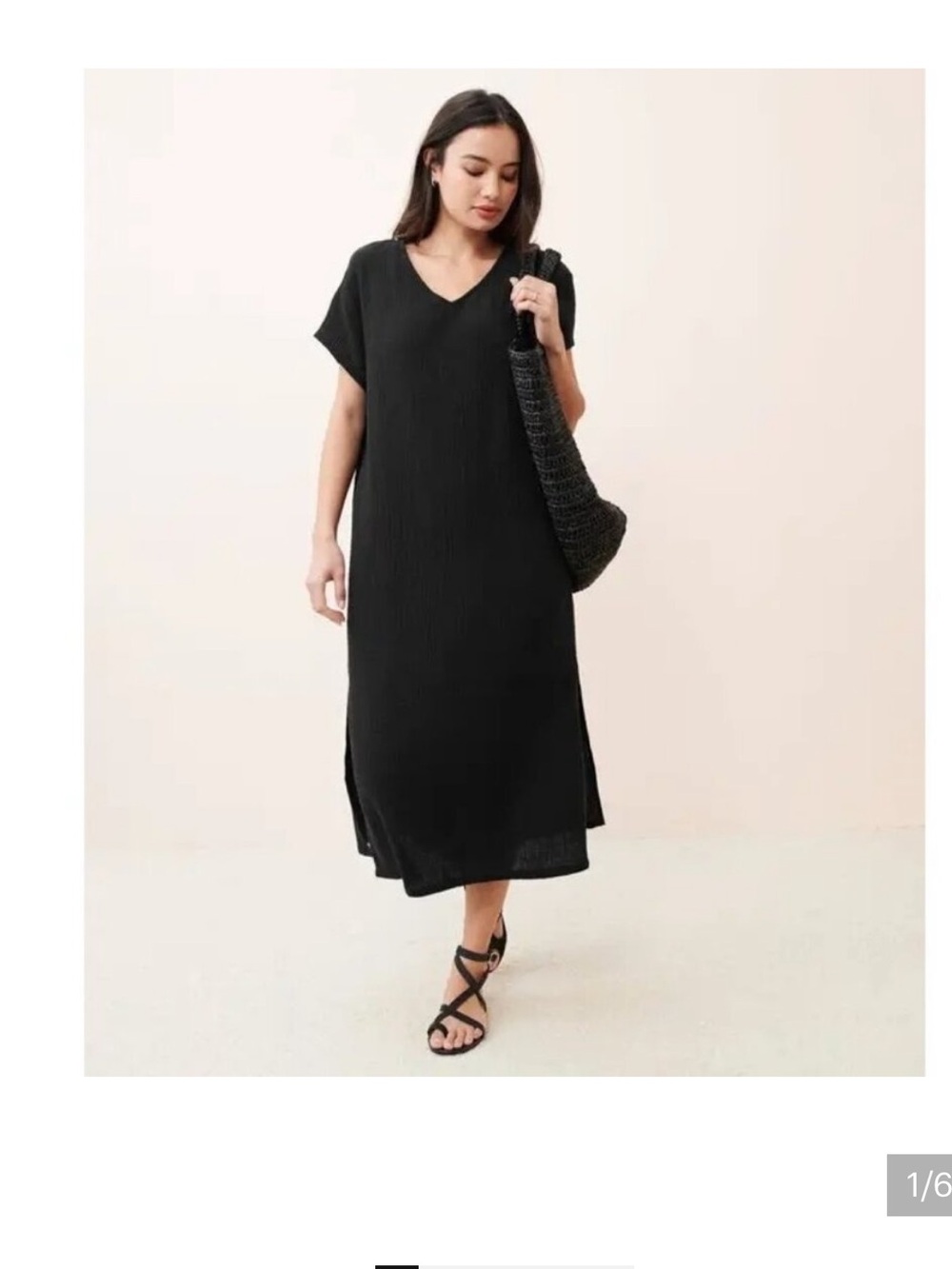 Jenni Kayne Cypress Caftan Dress - Size M